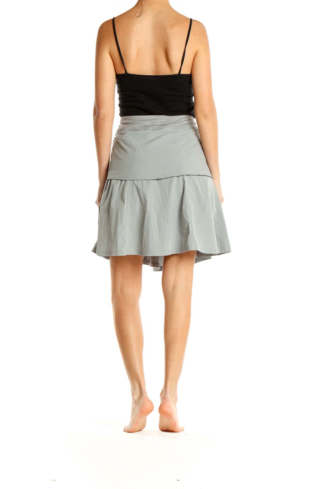 Gray Activewear Skirt