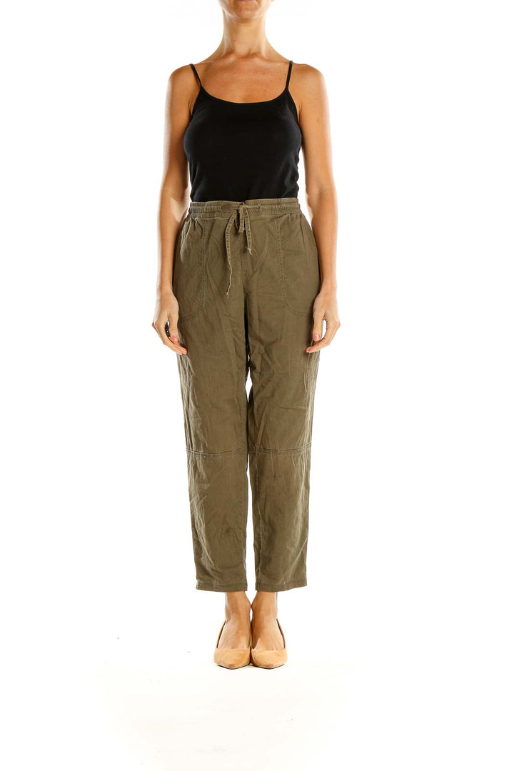 Brown Casual Cargos Pants