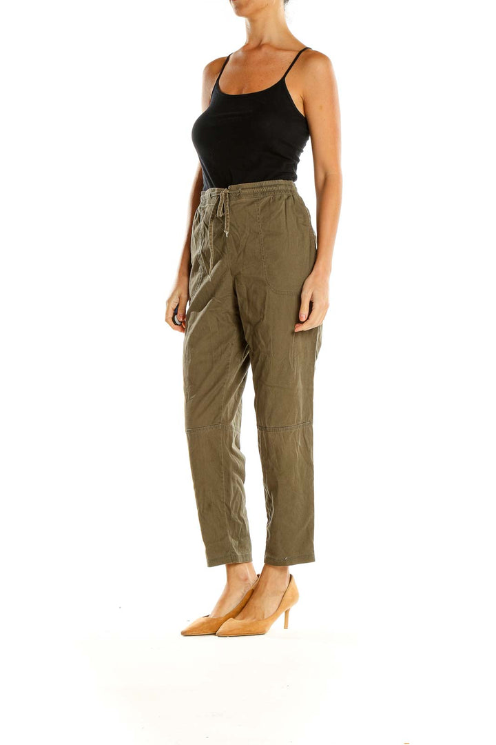 Brown Casual Cargos Pants