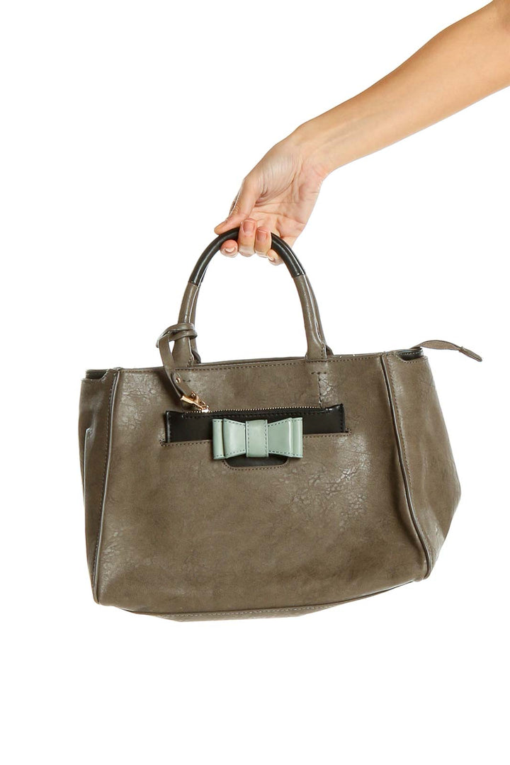 Brown Gray Shoulder Bag