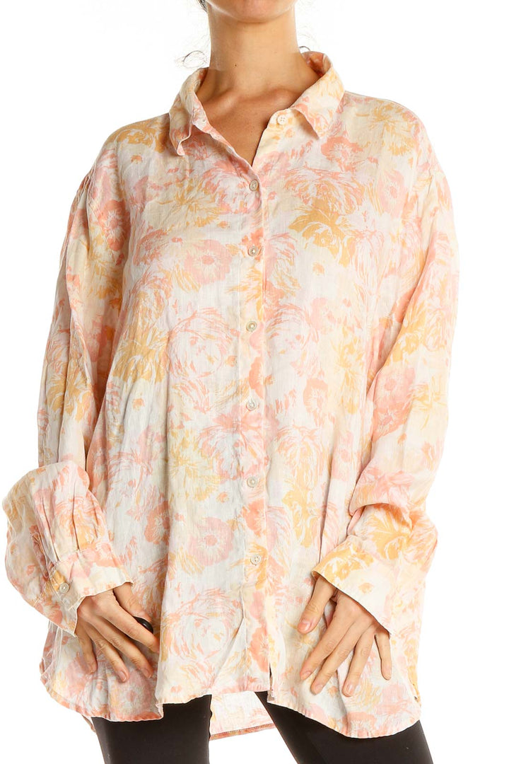 Pink Printed Brunch Blouse