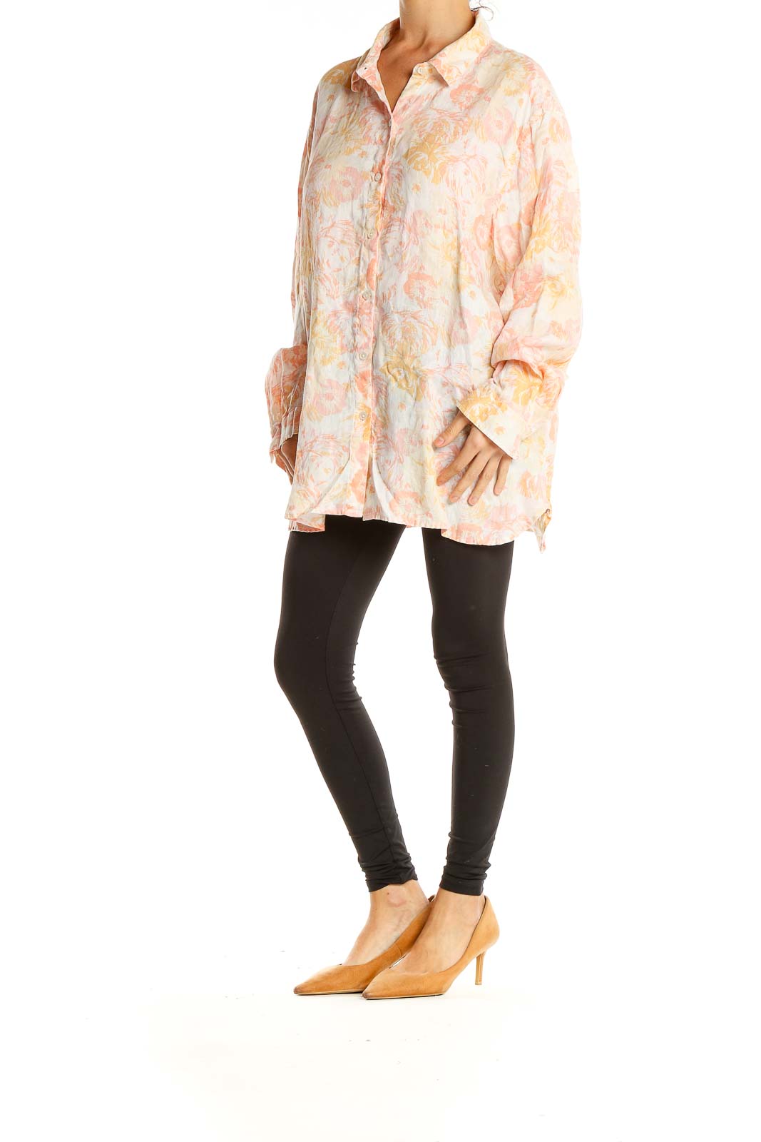 Pink Printed Brunch Blouse