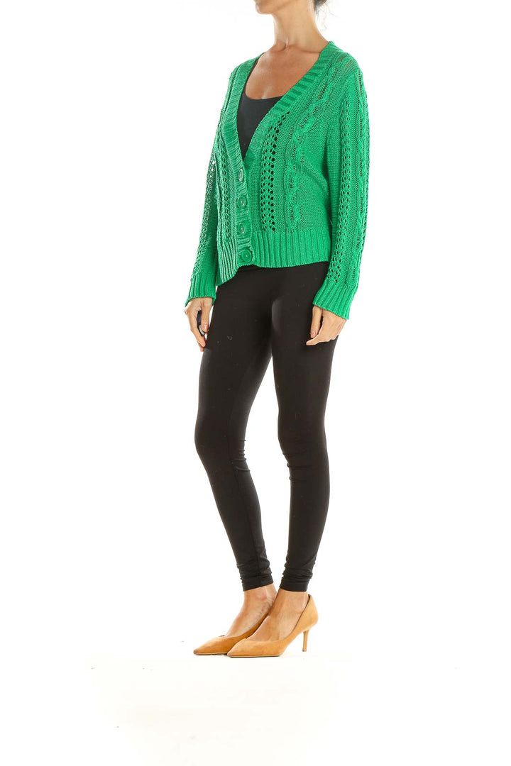 Green Cardigan