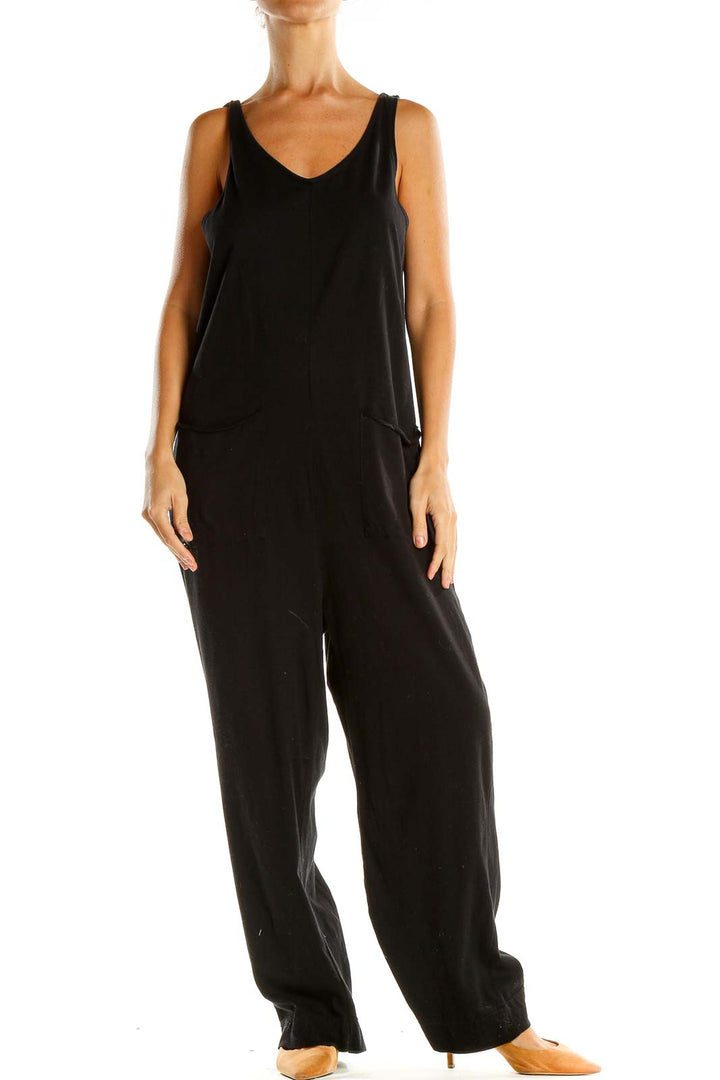 Black Organic Cotton Jumpsuit