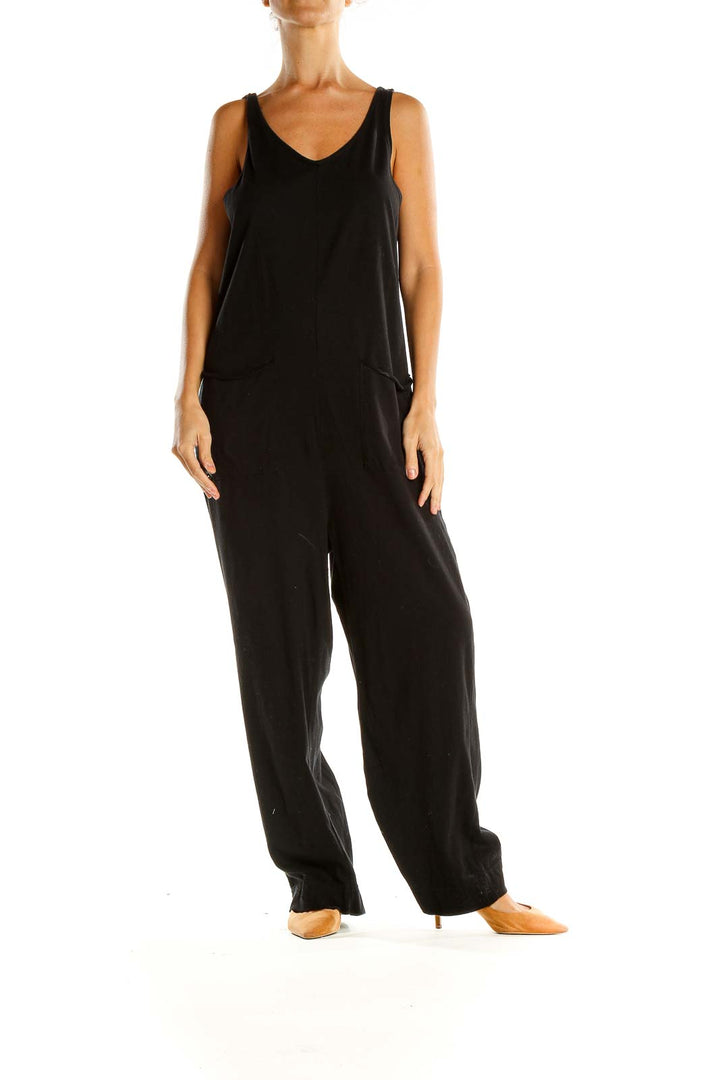 Black Organic Cotton Jumpsuit