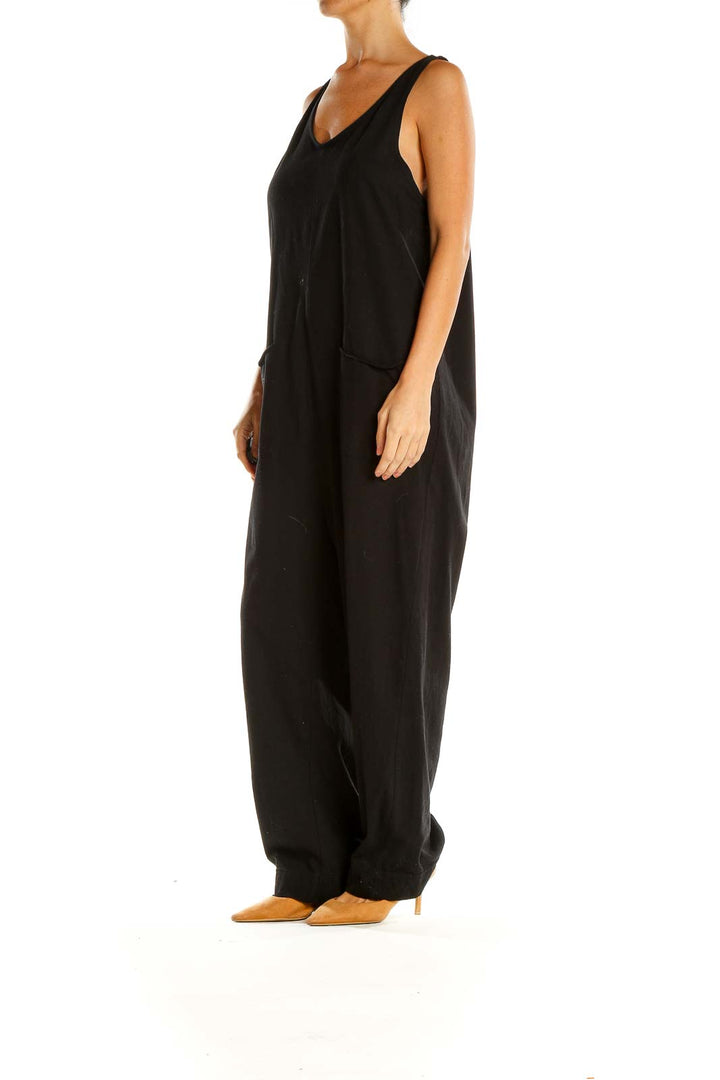 Black Organic Cotton Jumpsuit