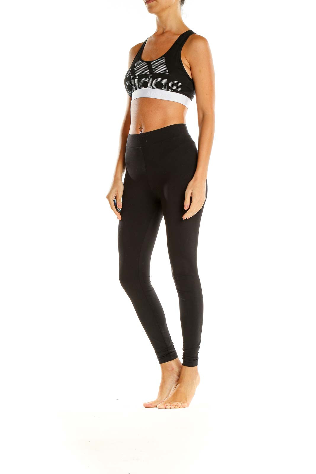 Black Activewear Sports Bra