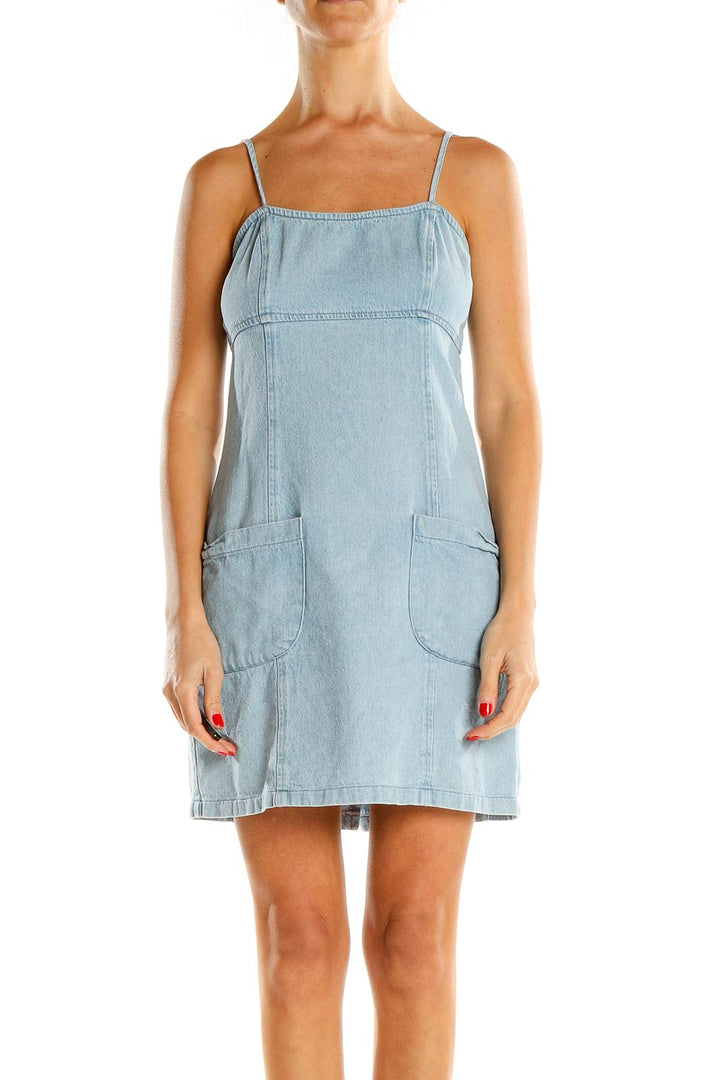 Blue Denim Mini Dress