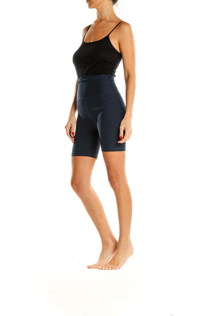 Blue Activewear Bike Shorts