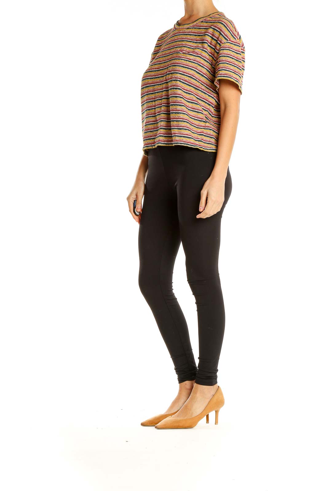 Multicolor Striped Casual Top