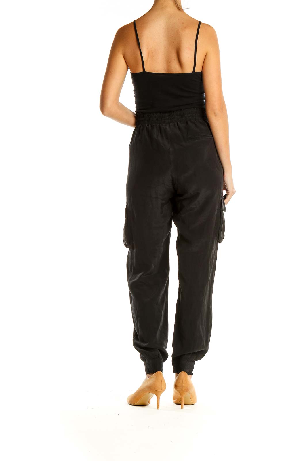 Black Classic Drawstring Pants