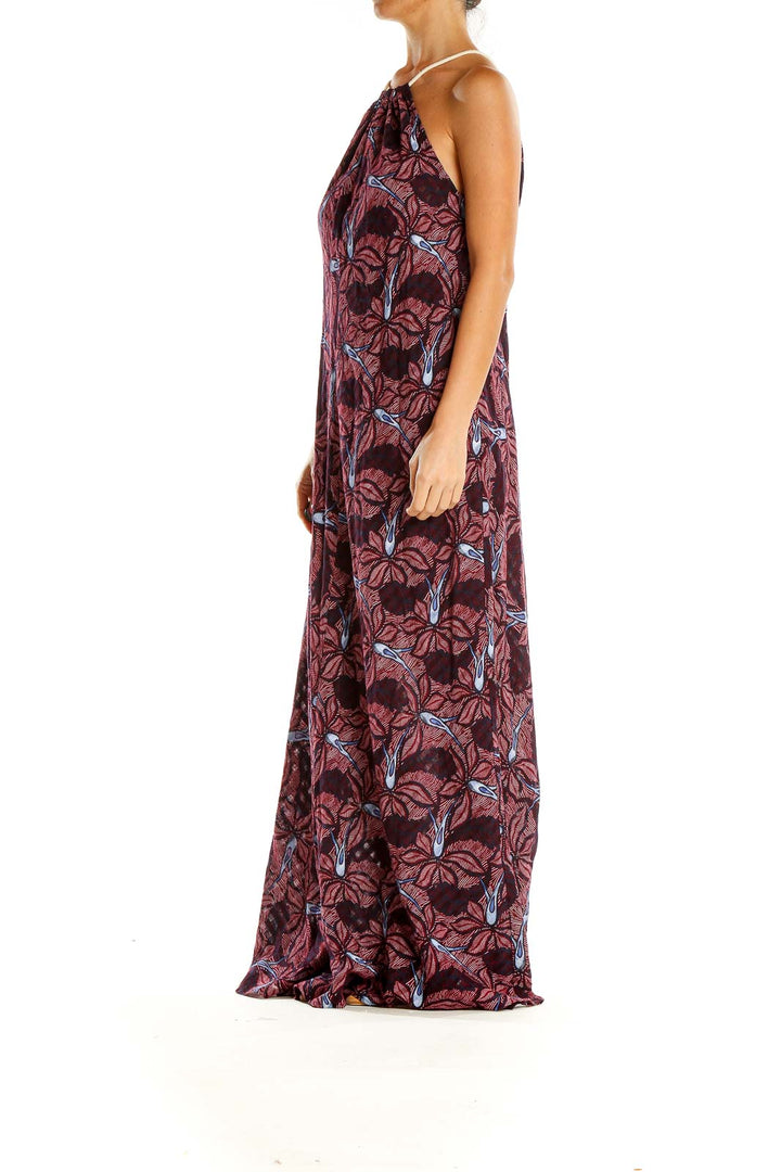 Multicolor Printed Bohemian Column Dress