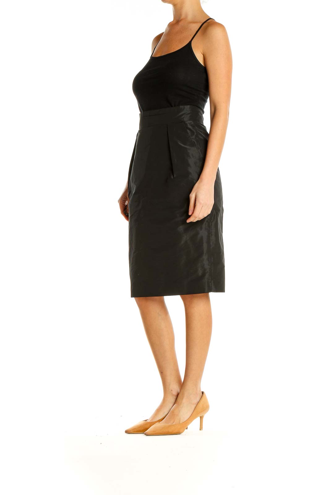 Black Classic Pencil Skirt