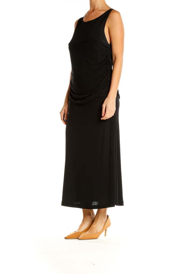 Black Classic Column Dress