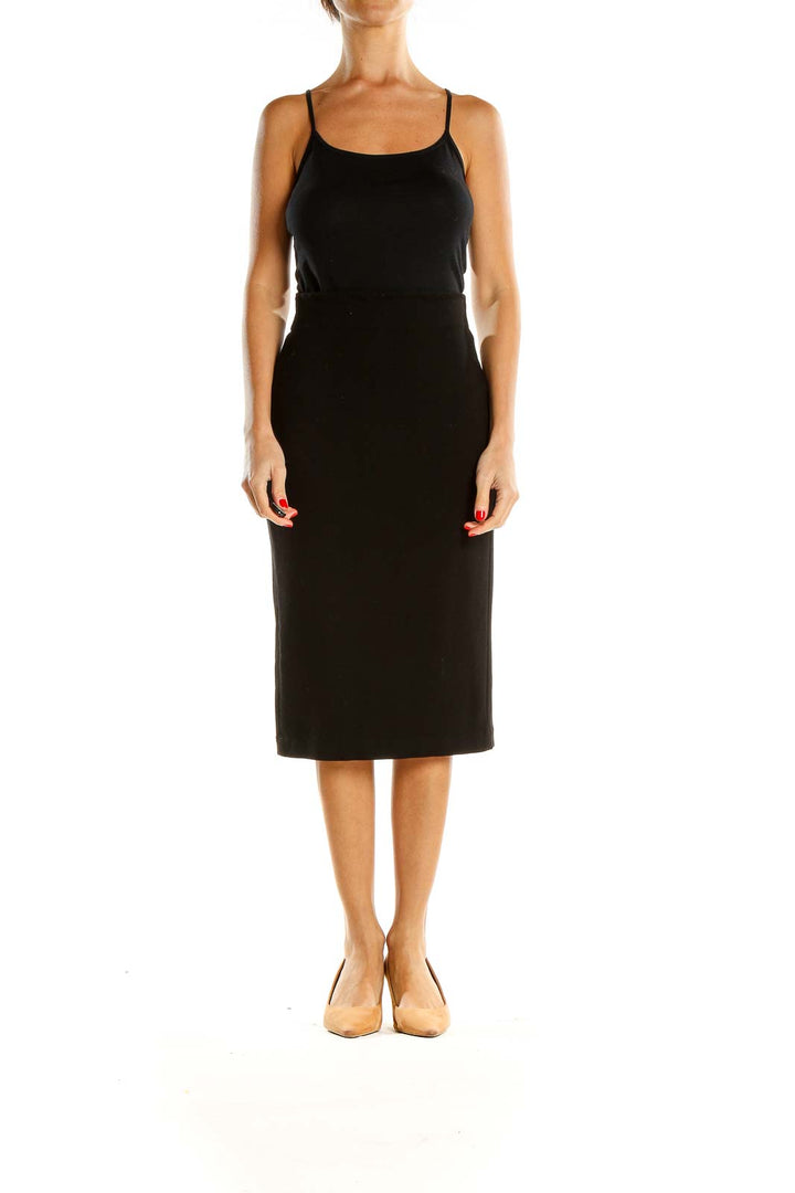 Black Classic Pencil Skirt