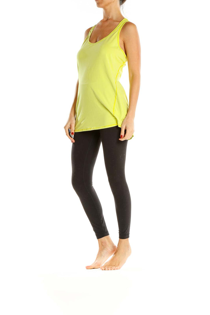 Yellow Activewear Tank Top