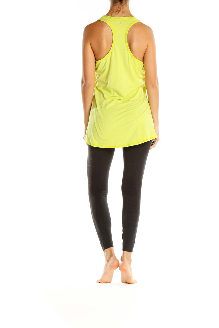 Yellow Activewear Tank Top