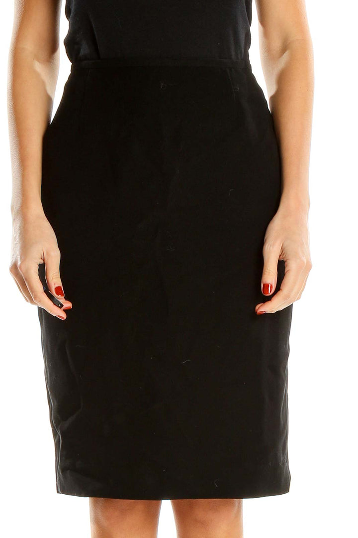 Black Brunch Pencil Skirt