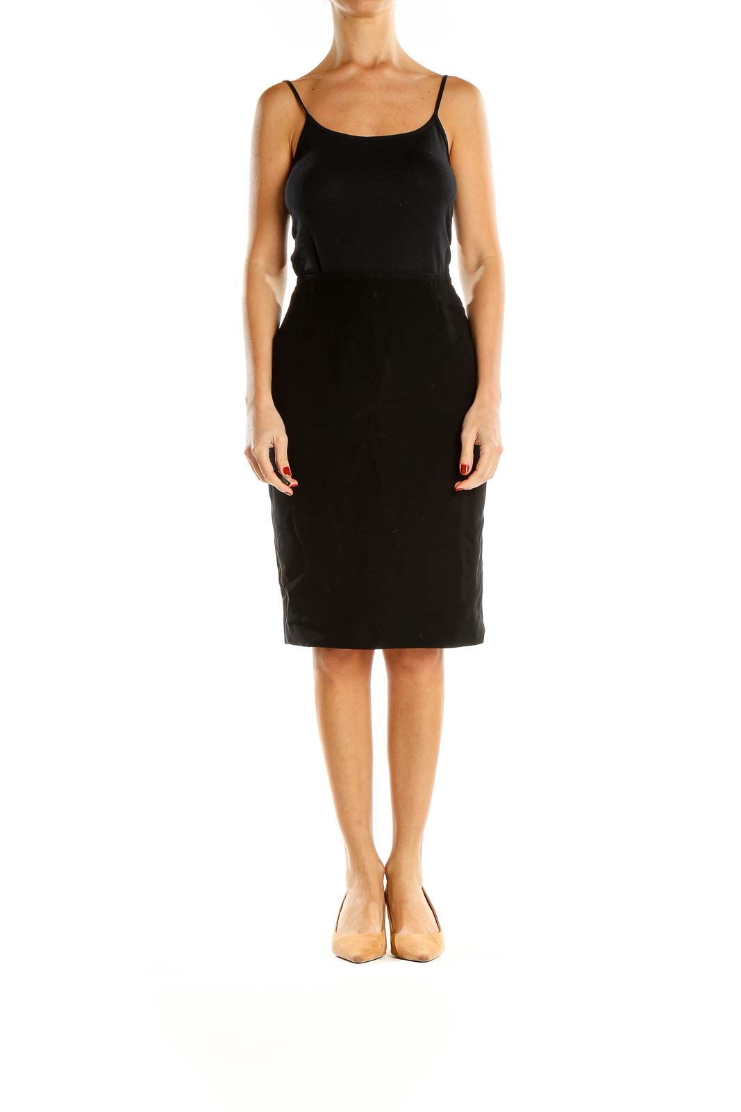 Black Brunch Pencil Skirt