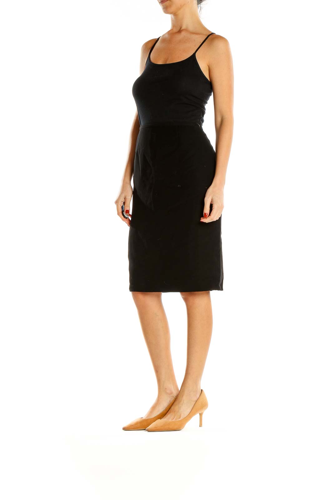 Black Brunch Pencil Skirt