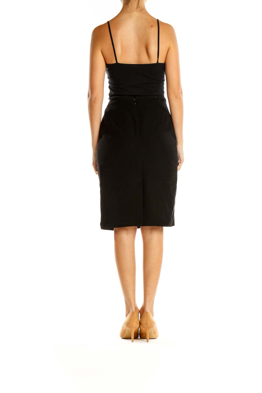 Black Brunch Pencil Skirt