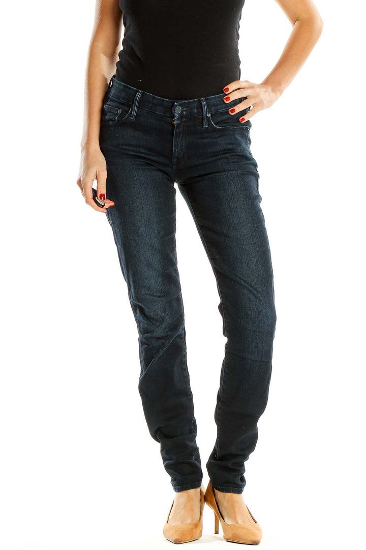 Blue Low Rise Skinny Jeans