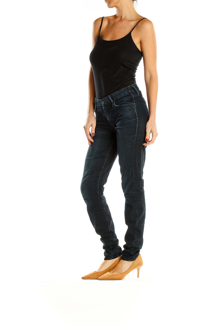 Blue Low Rise Skinny Jeans