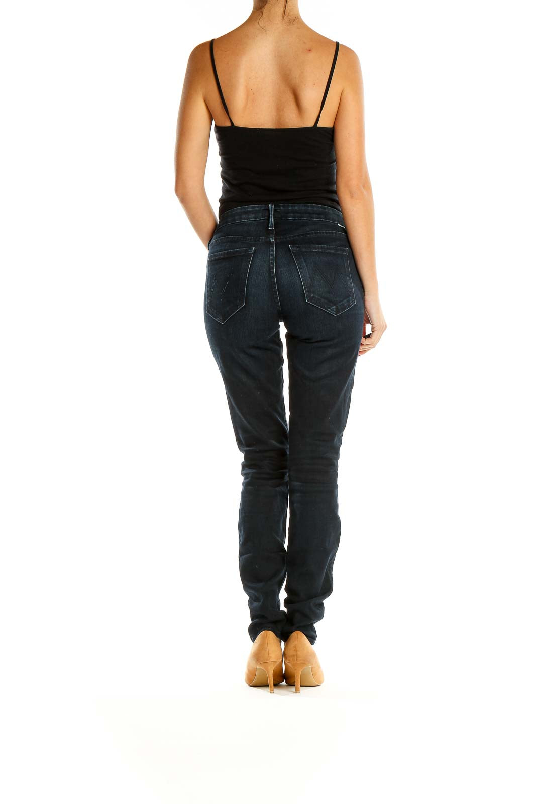 Blue Low Rise Skinny Jeans