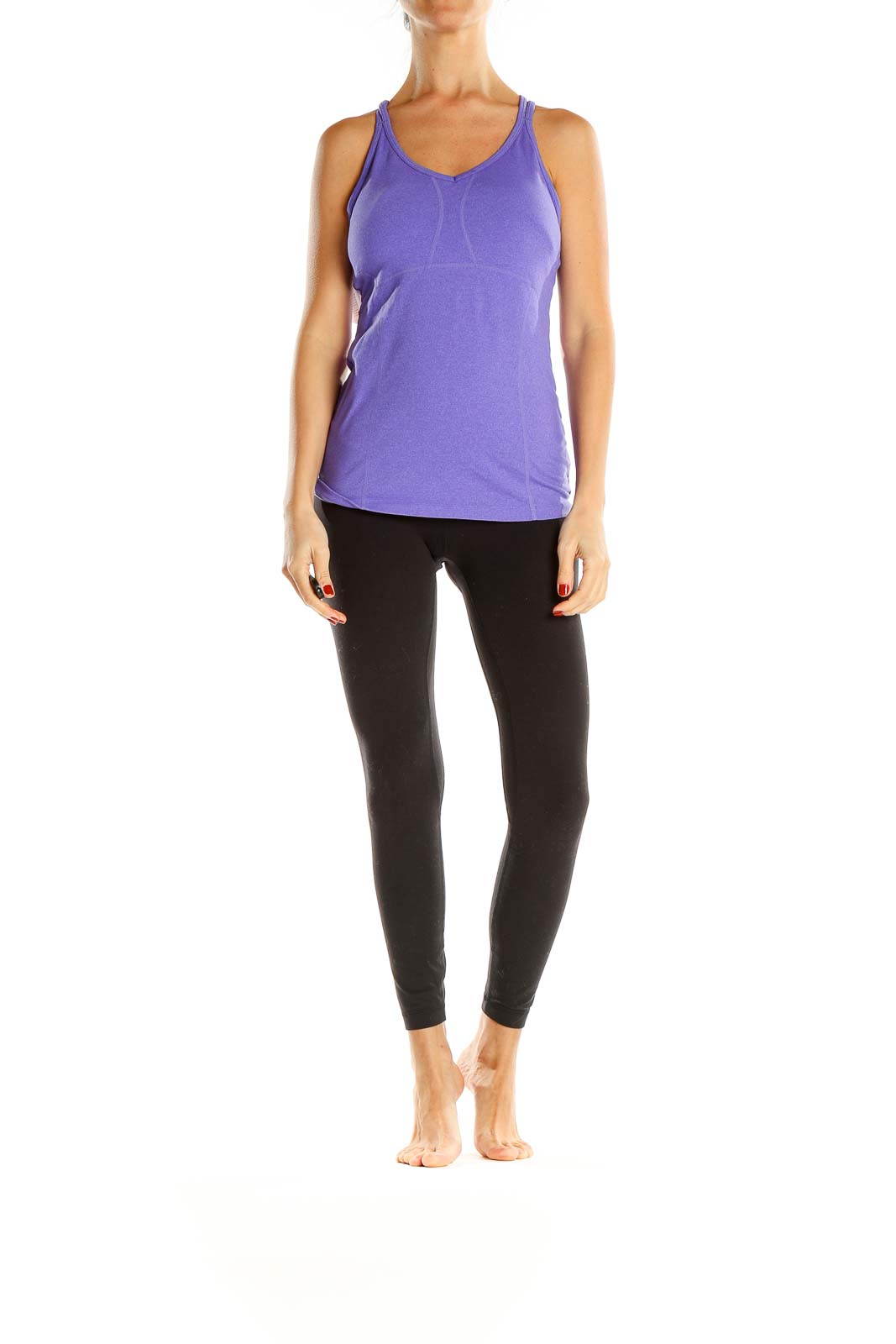 Purple Activewear Tank Top