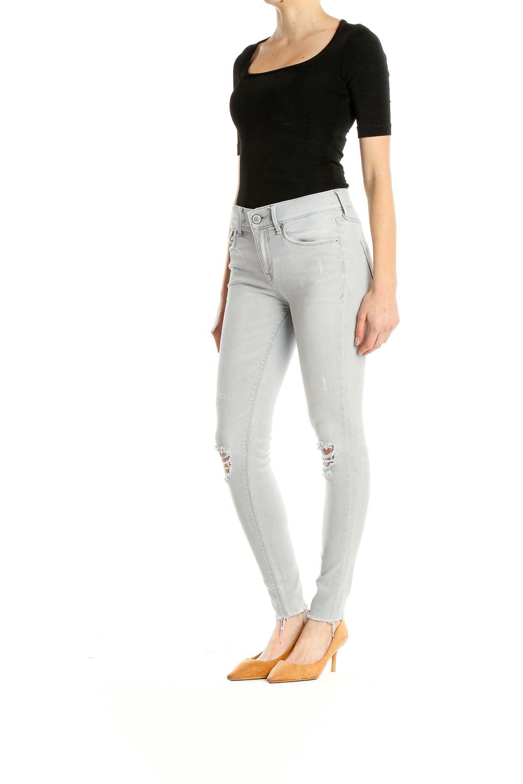 Gray Skinny Jeans