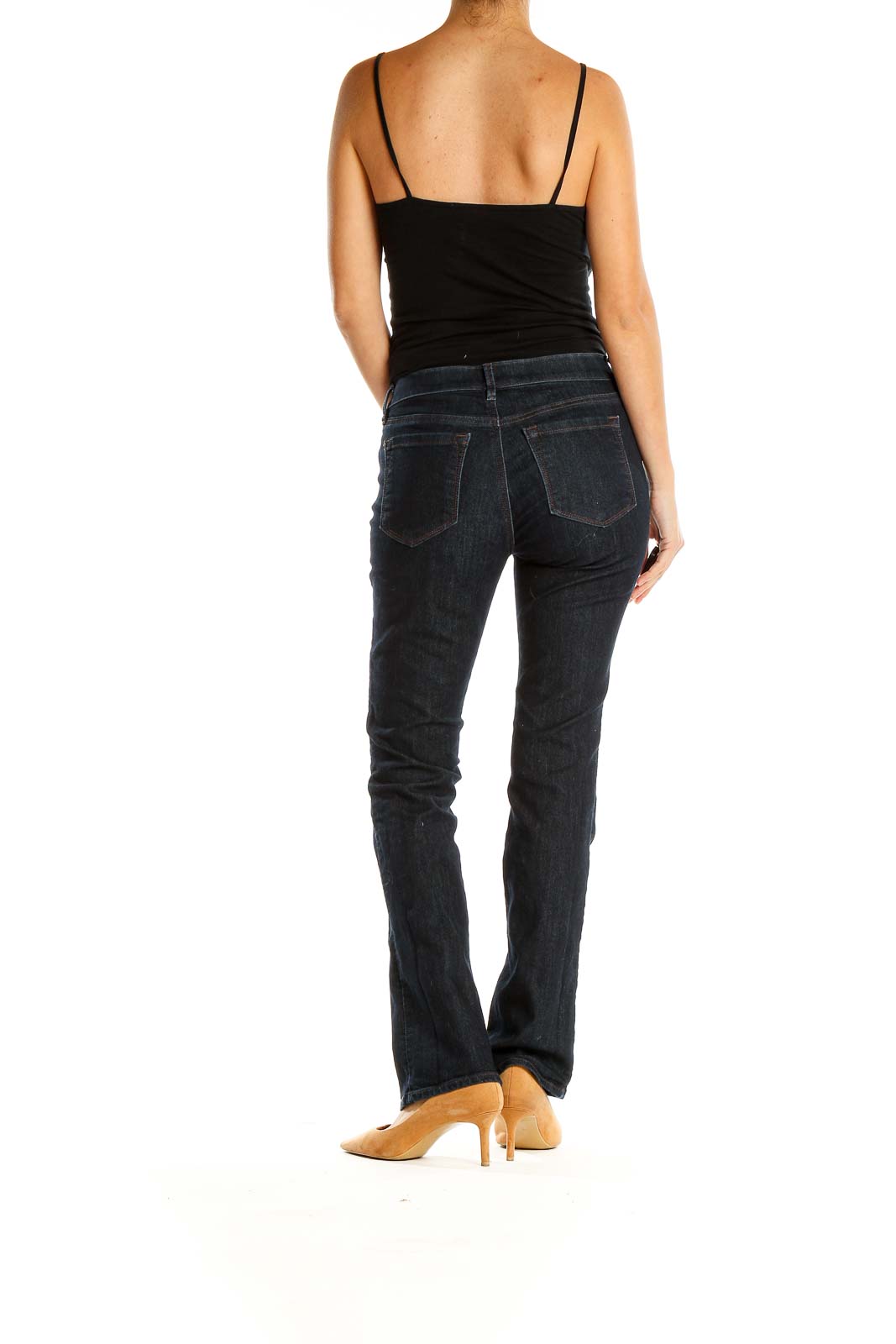 Dark Blue Bootcut Jeans