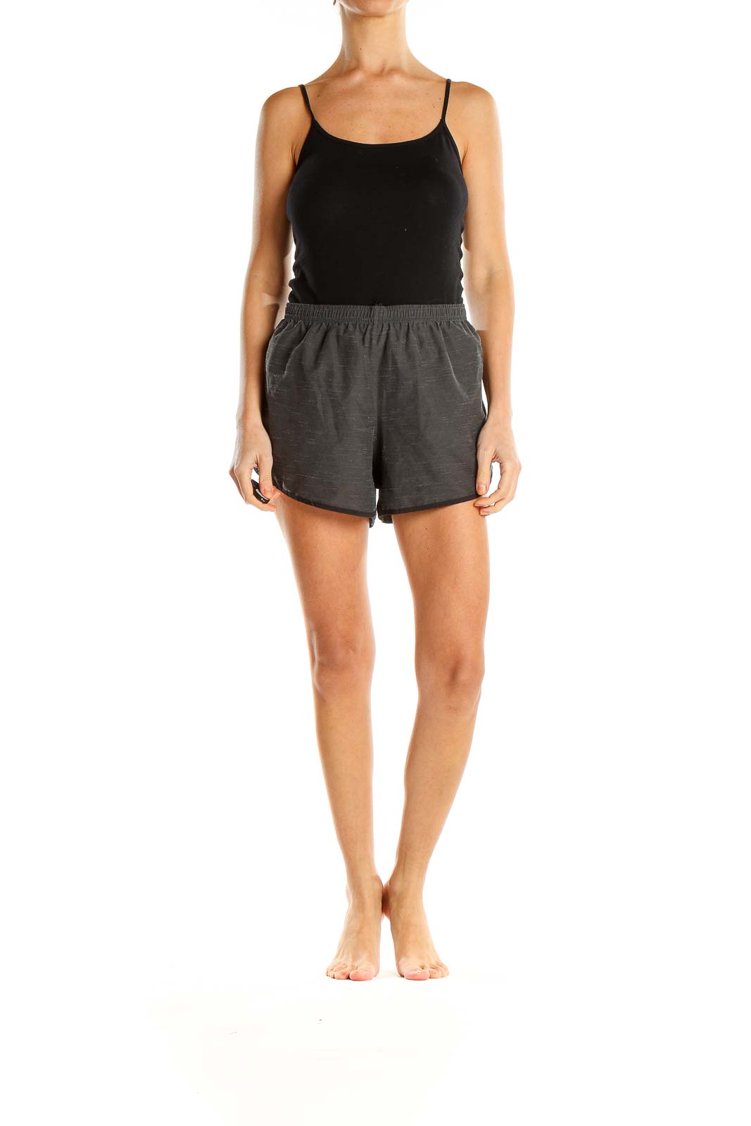 Gray Activewear Shorts