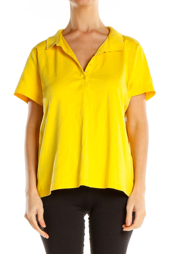 Yellow All Day Wear Polo Shirt