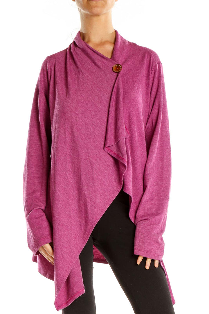 Pink All Day Wear Shawl Top