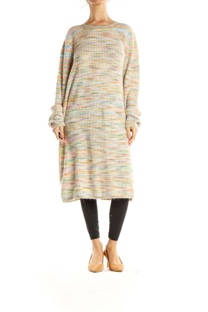 Beige Day Sweater Dress