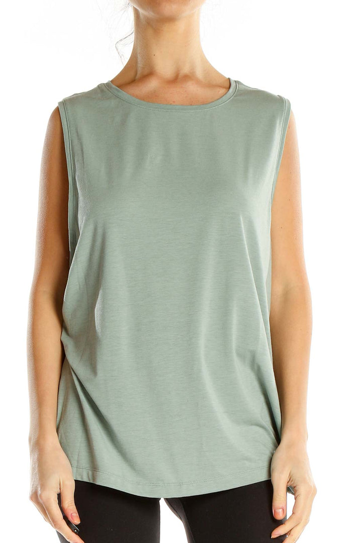 Green Activewear Tank Top