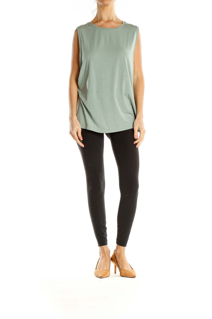 Green Activewear Tank Top