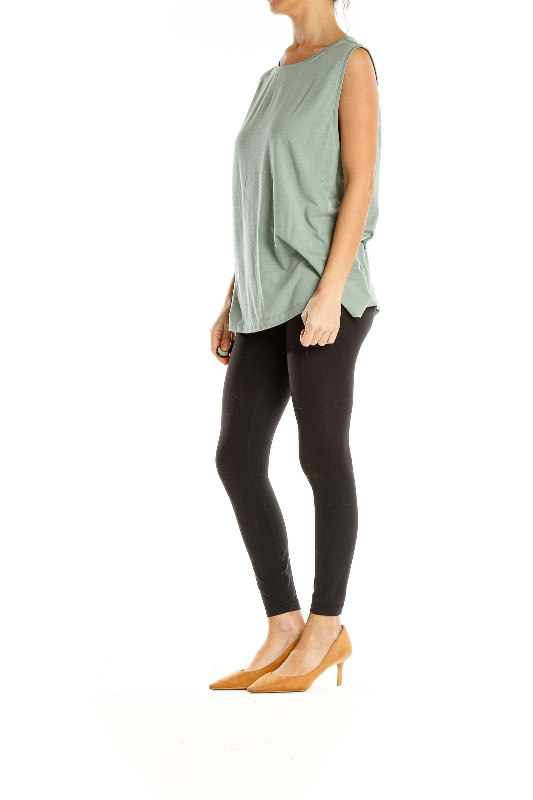 Green Activewear Tank Top