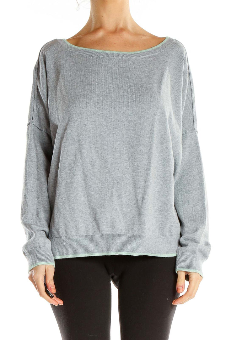 Gray All Day Wear Sweater