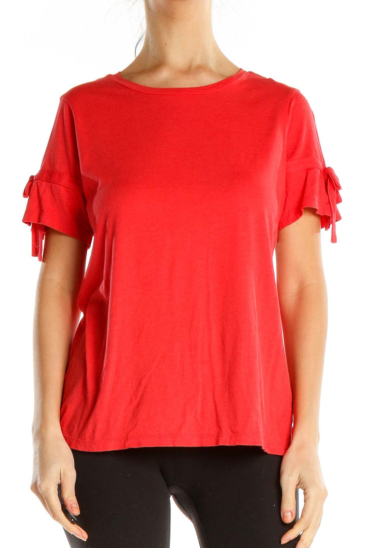 Red Brunch Blouse