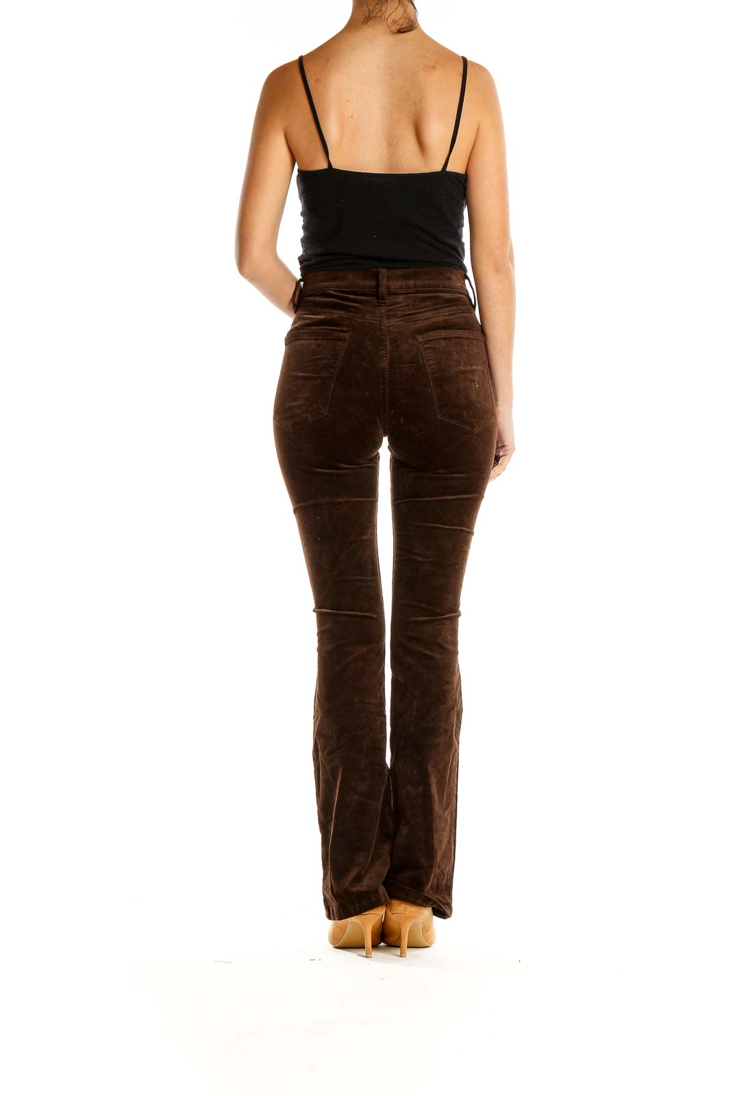 Brown Corduroy Bootcut Jeans