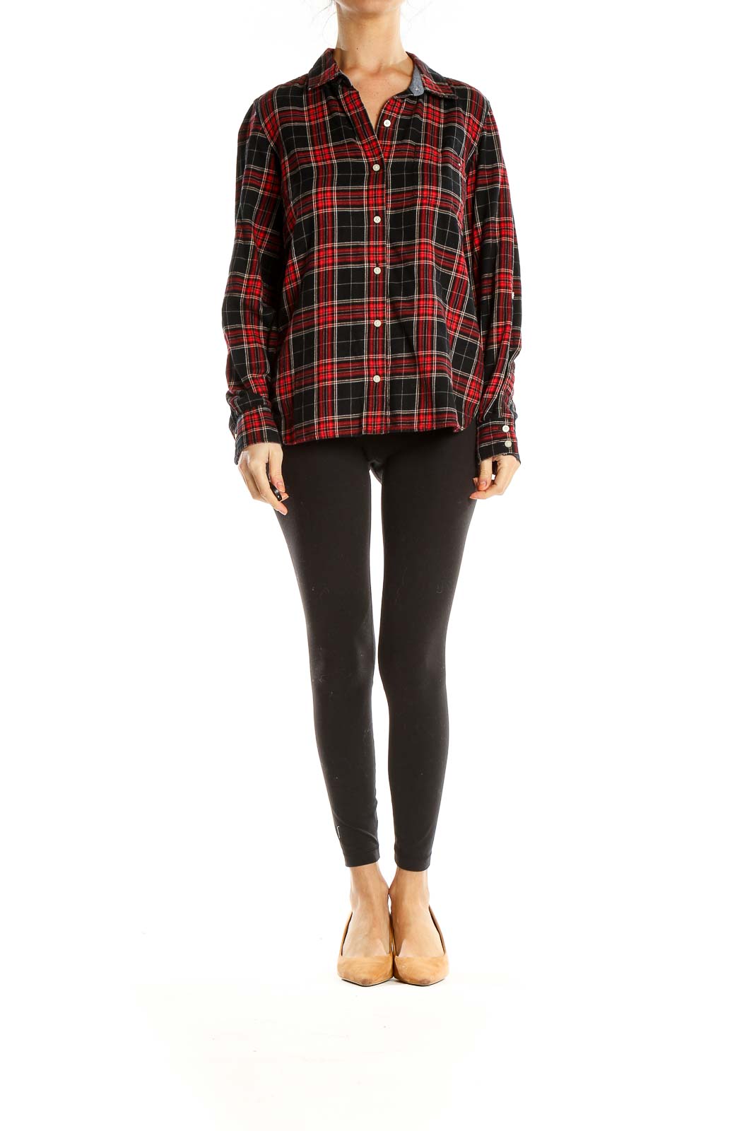 Red Checkered All Day Wear Shirt