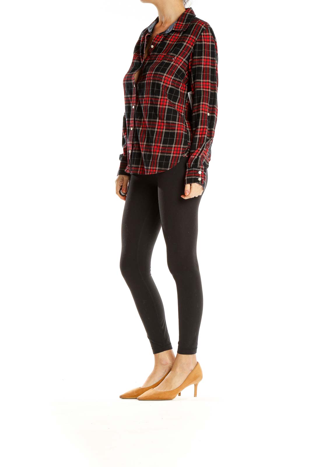 Red Checkered All Day Wear Shirt