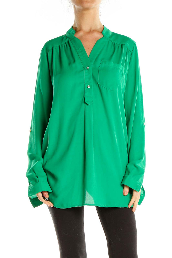 Green All Day Wear Top