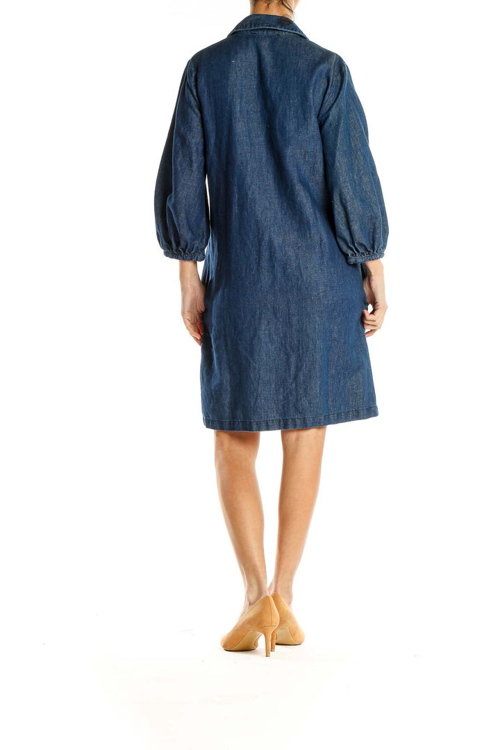 Blue Denim Shift Dress