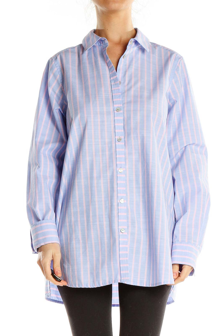 Blue Striped Work Shirt