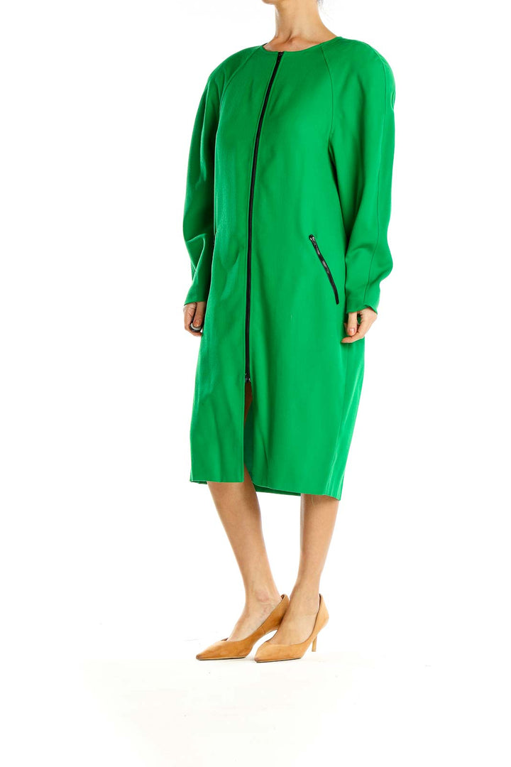 Green Vintage Shift Dress