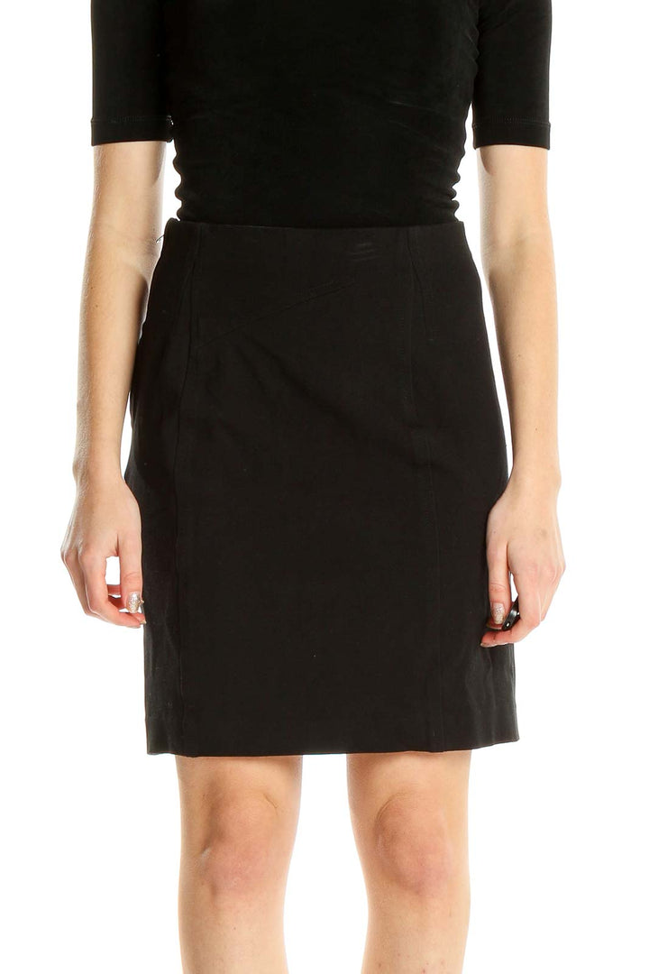 Black Classic Pencil Skirt