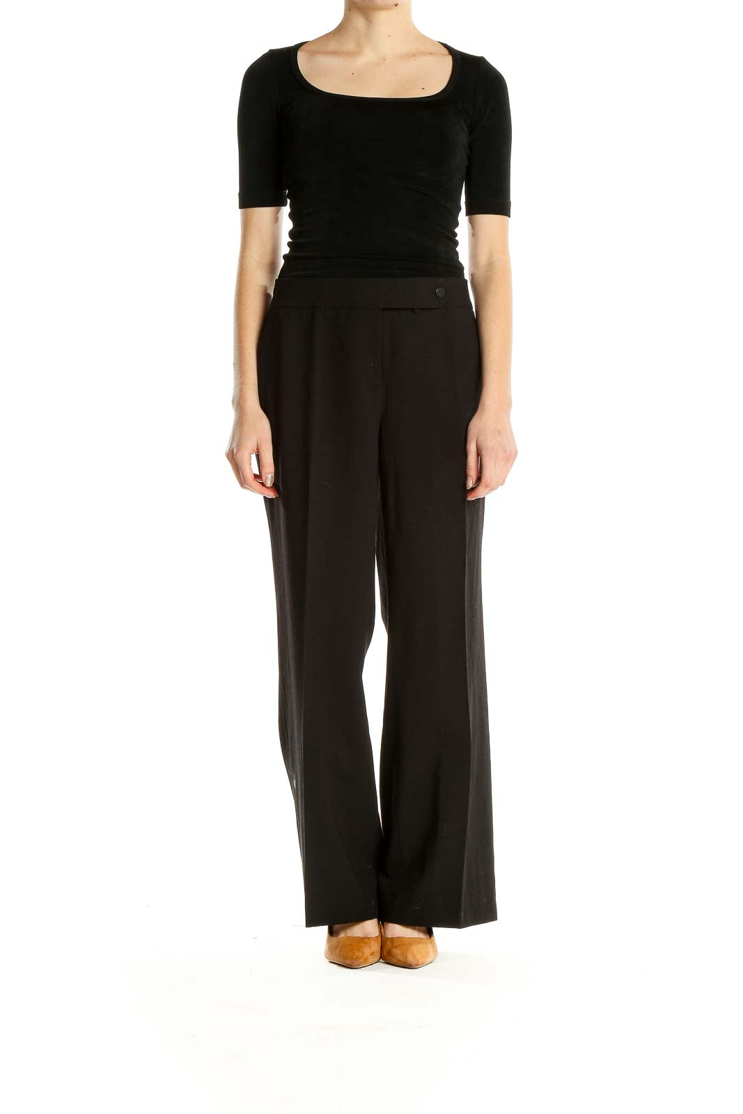 Black Classic Trousers