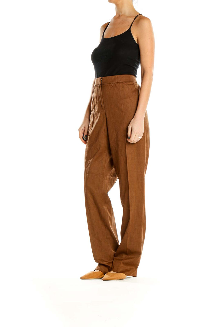 Brown Classic Trousers